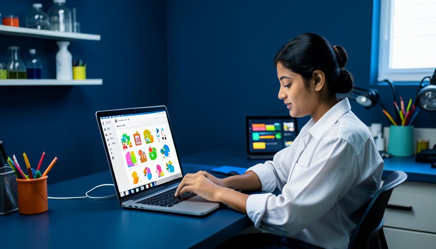 Canva Designing computer course training at NRK Computer Academy, Benipur