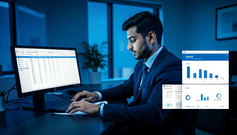 MS Office computer course training at NRK Computer Academy, Benipur