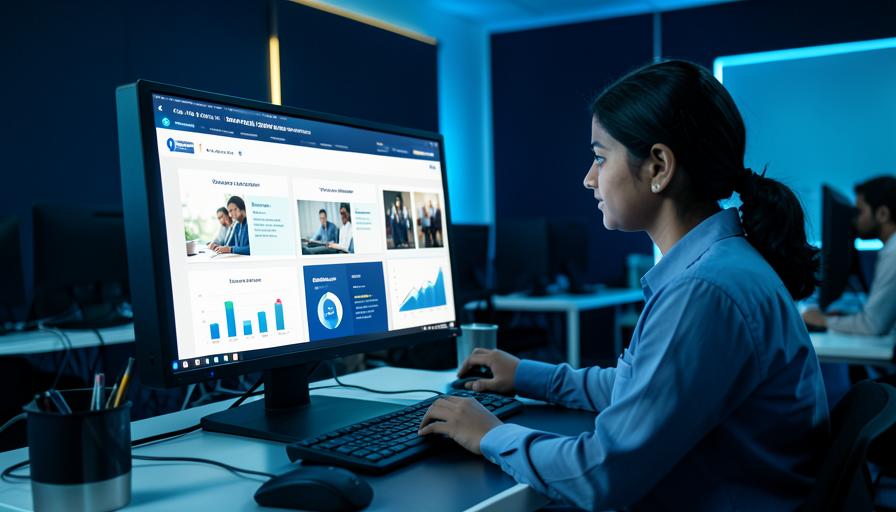 PowerPoint Presentation computer course training at NRK Computer Academy, Benipur